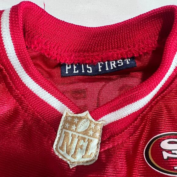 ✨Pets First San Francisco 49ers Dog Jersey Medium Red Mesh NFL Pet Apparel - Picture 6 of 7